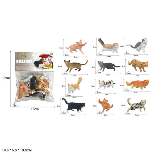 Набір фігурок Fauna Котики, у пакеті