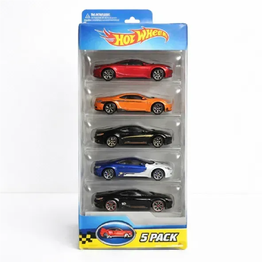 Набір гоночних машинок Racing Series 5 шт, металеві моделі а