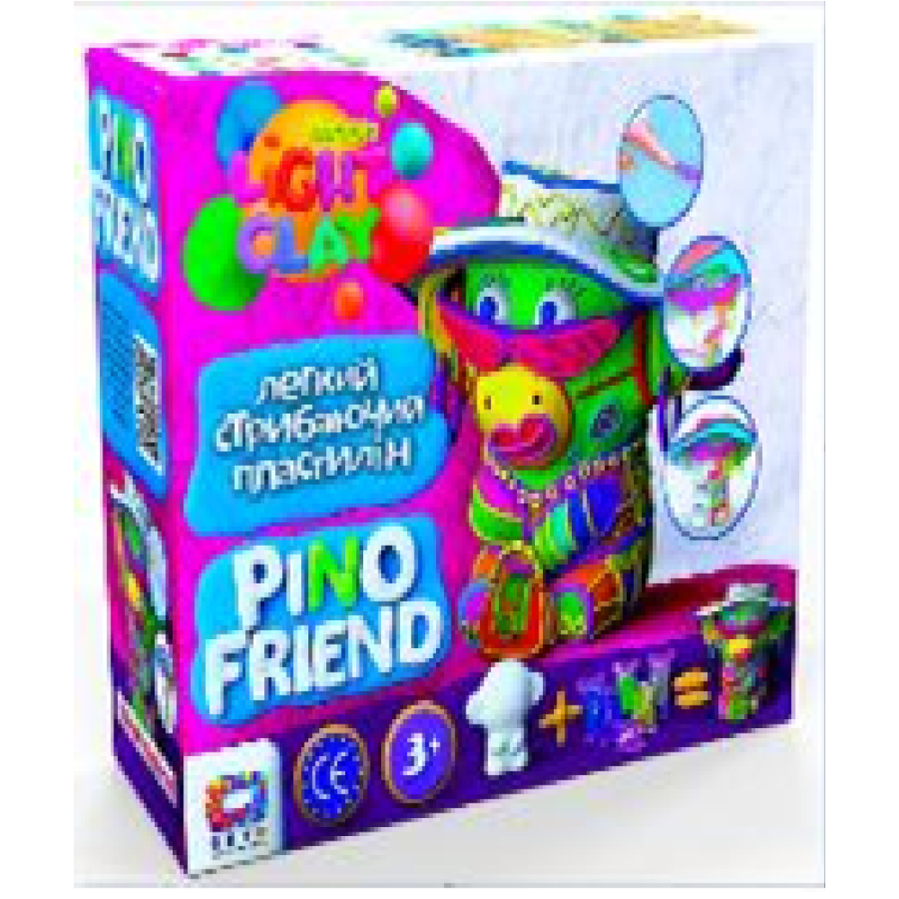 Набір легкого стрибаючого пластиліну TM Moon light clay Pino Friend Коррі