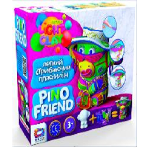 Набір легкого стрибаючого пластиліну TM Moon light clay Pino Friend Коррі