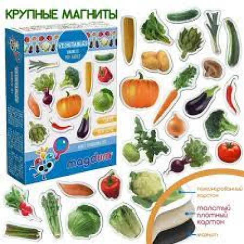 Набір магнітів Magnetic set "Vegetables" ML4031-12 EN