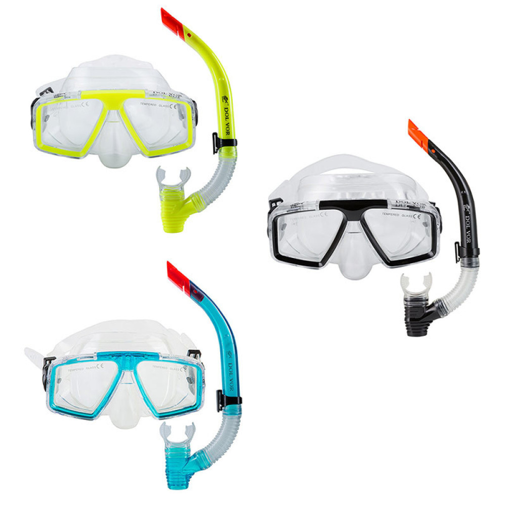 Набір: маска, трубка Dolvor М4204Р+SN07P