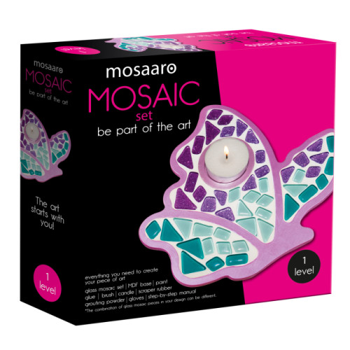 Набір скляної мозаїки Mosaaro «Кришталевий метелик»