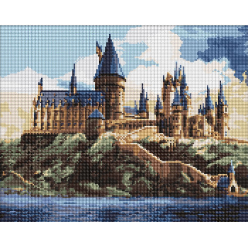 Набір з алмазною мозаїкою WB "Harry Potter: Гоґвортс вдень"