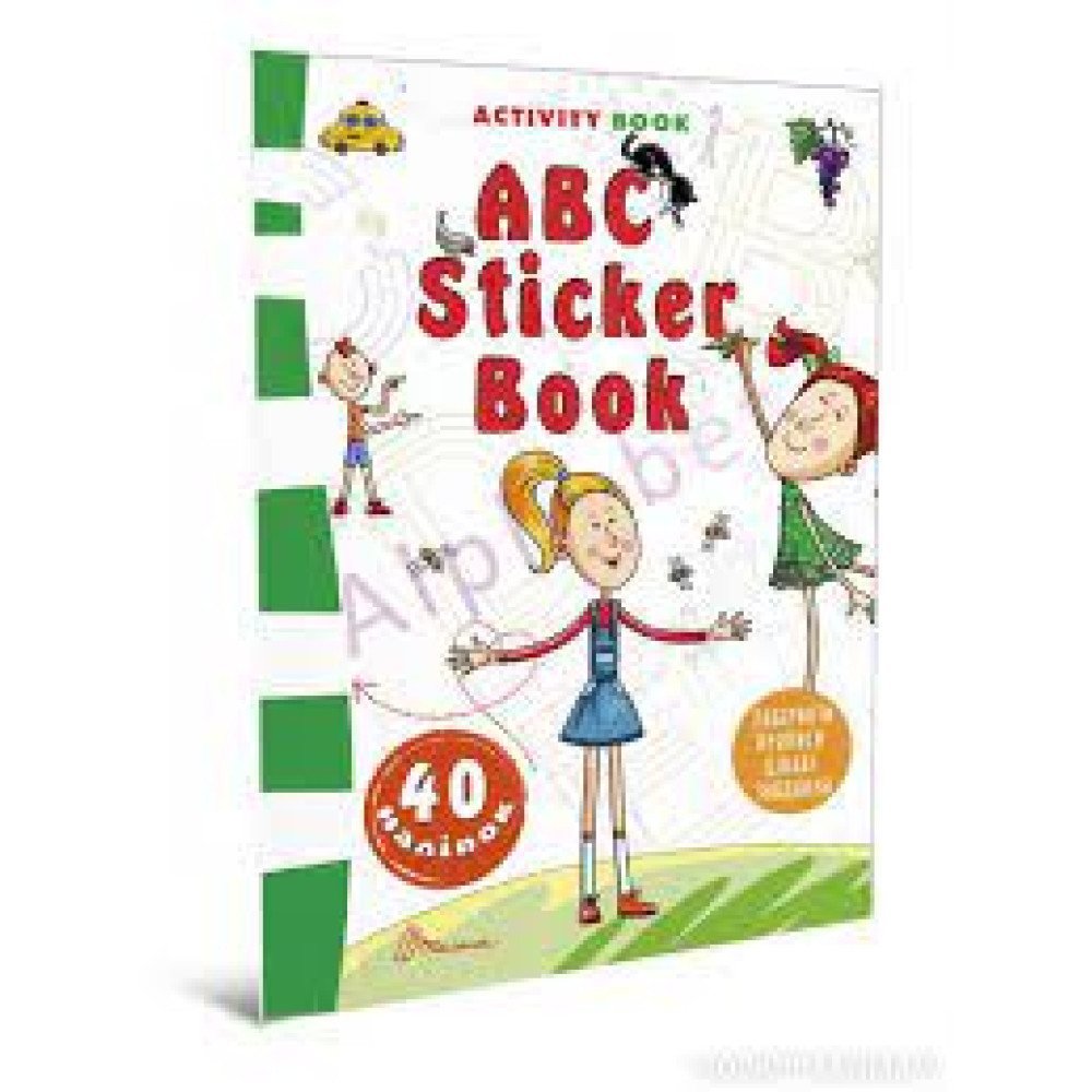 Наліпки: АВС Sticker Book (укр)