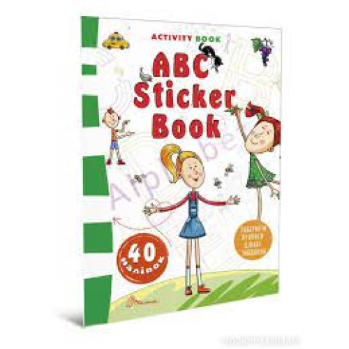 Наліпки: АВС Sticker Book (укр)