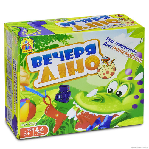 Настільна гра  "Вечеря Діно" 7055 (36) FUN GAME