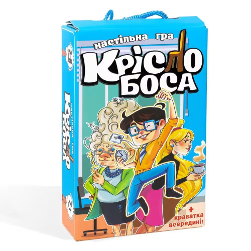 Настільна гра Strateg  Крісло боса  розважальна українською мовою (30387)