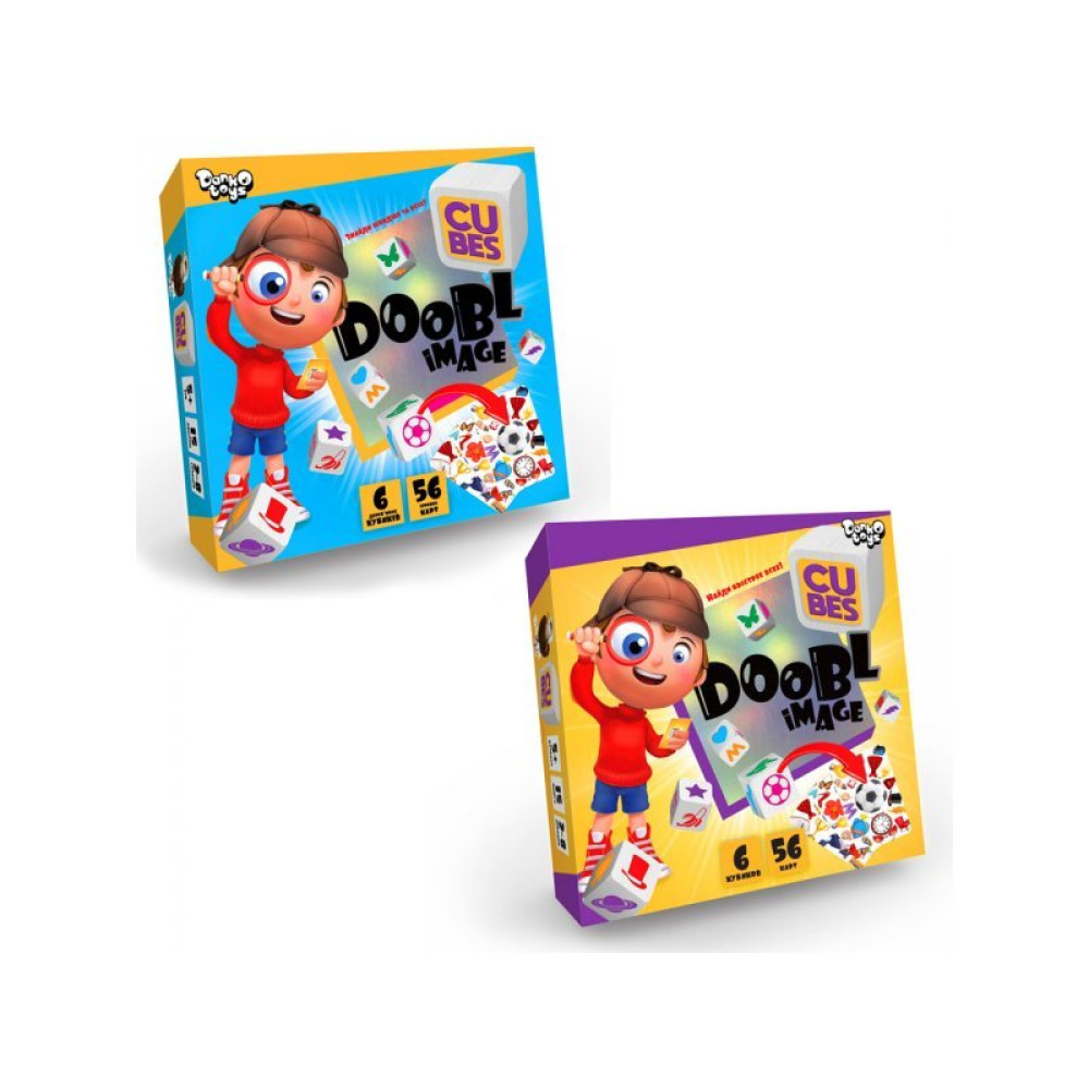 Настільна карткова гра "Doobl Image Cubes"