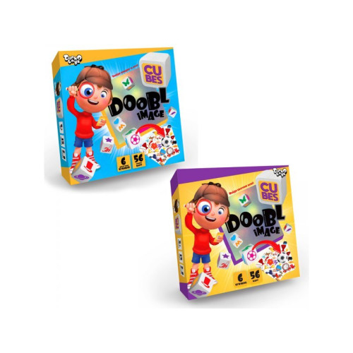 Настільна карткова гра "Doobl Image Cubes"