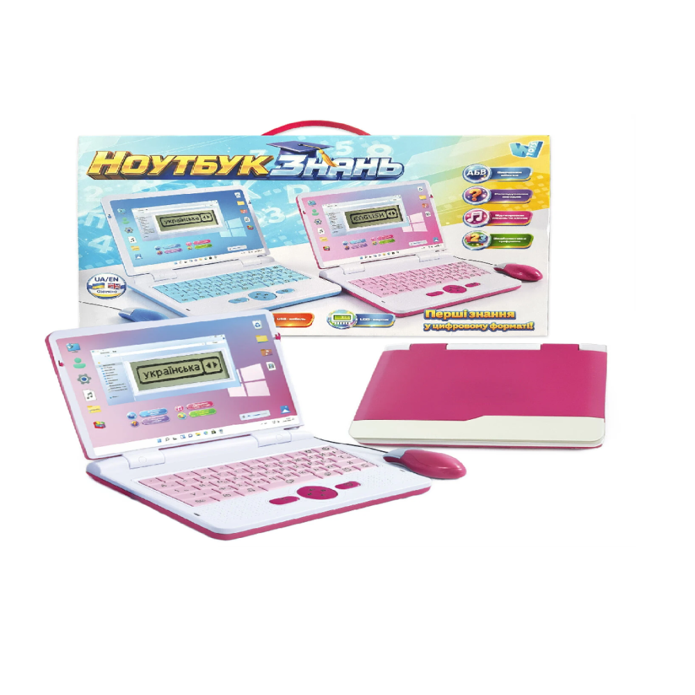 Ноутбук знань 30916 (24/2) “WToys”, ОЗВУЧУВАННЯ УКР. ТА АНГЛ