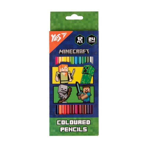Олівці кольорові Yes 12/24 кол. "Minecraft. Heroes" - 88