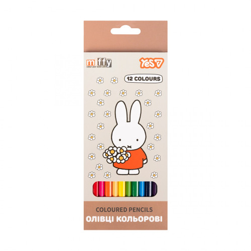 Олівці кольорові Yes "Miffy" 12 кол - 88