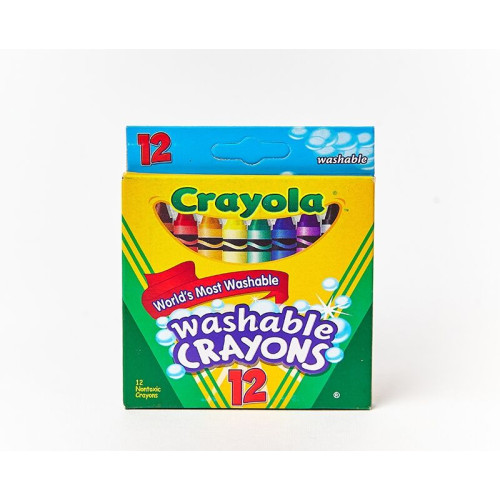 Олівці воскові, що змиваються 12 кол. "Crayola" 9012