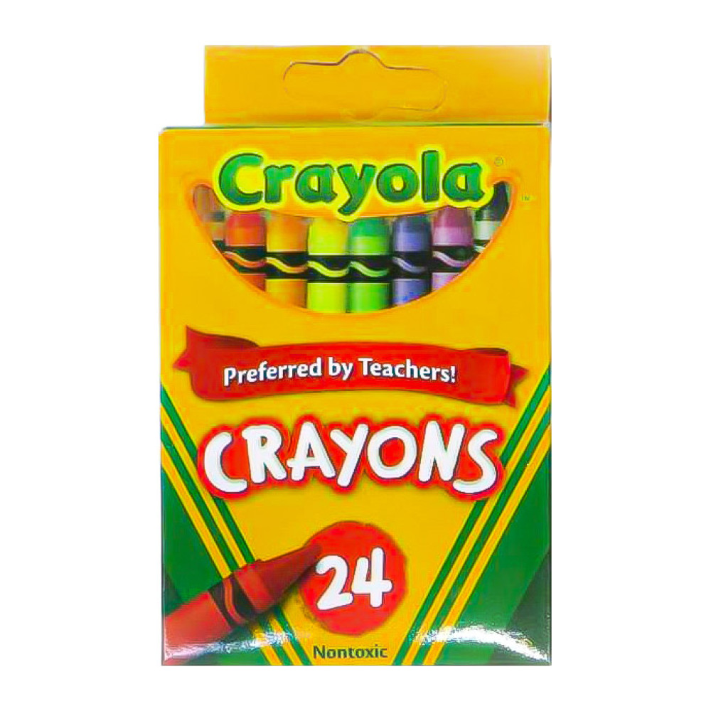 Олівці воскові, що змиваються 24 кол. "Crayola" 9024