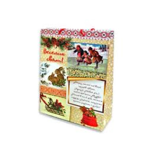 Пакет "Мороз малює на вікні" 44×32×10 см 290566