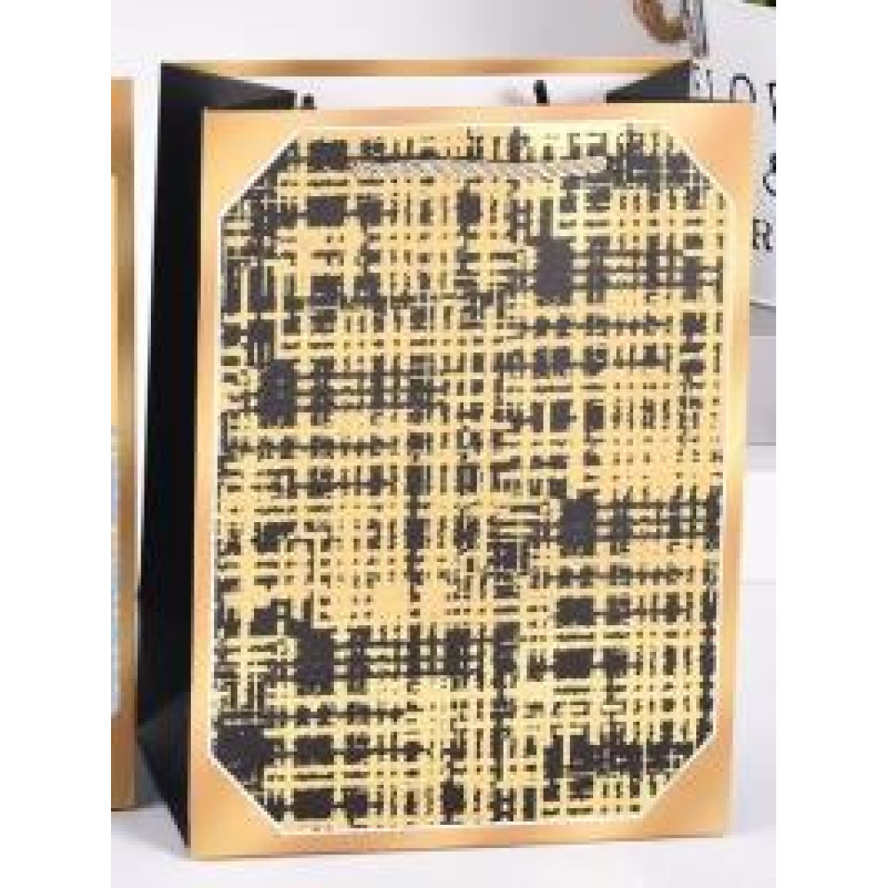 Пакет подарунковий ГІГАНТ Китай Вязка чорний (55x43x15 см) 15494 - 0