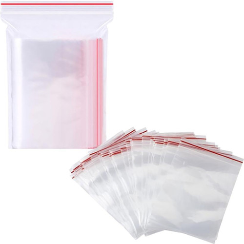 Пакети 100 шт 20x28 см із застібкою zip-lock (112568)