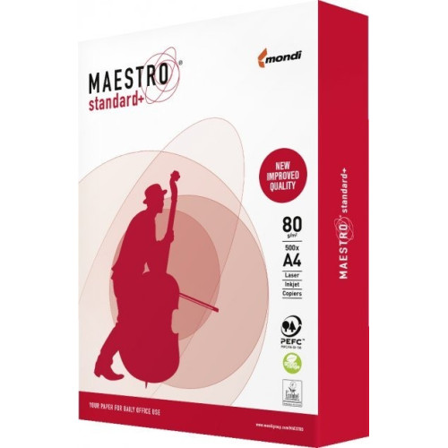 Папір офісний Maestro Standard А4 80г/м2 500 аркушів (150040)