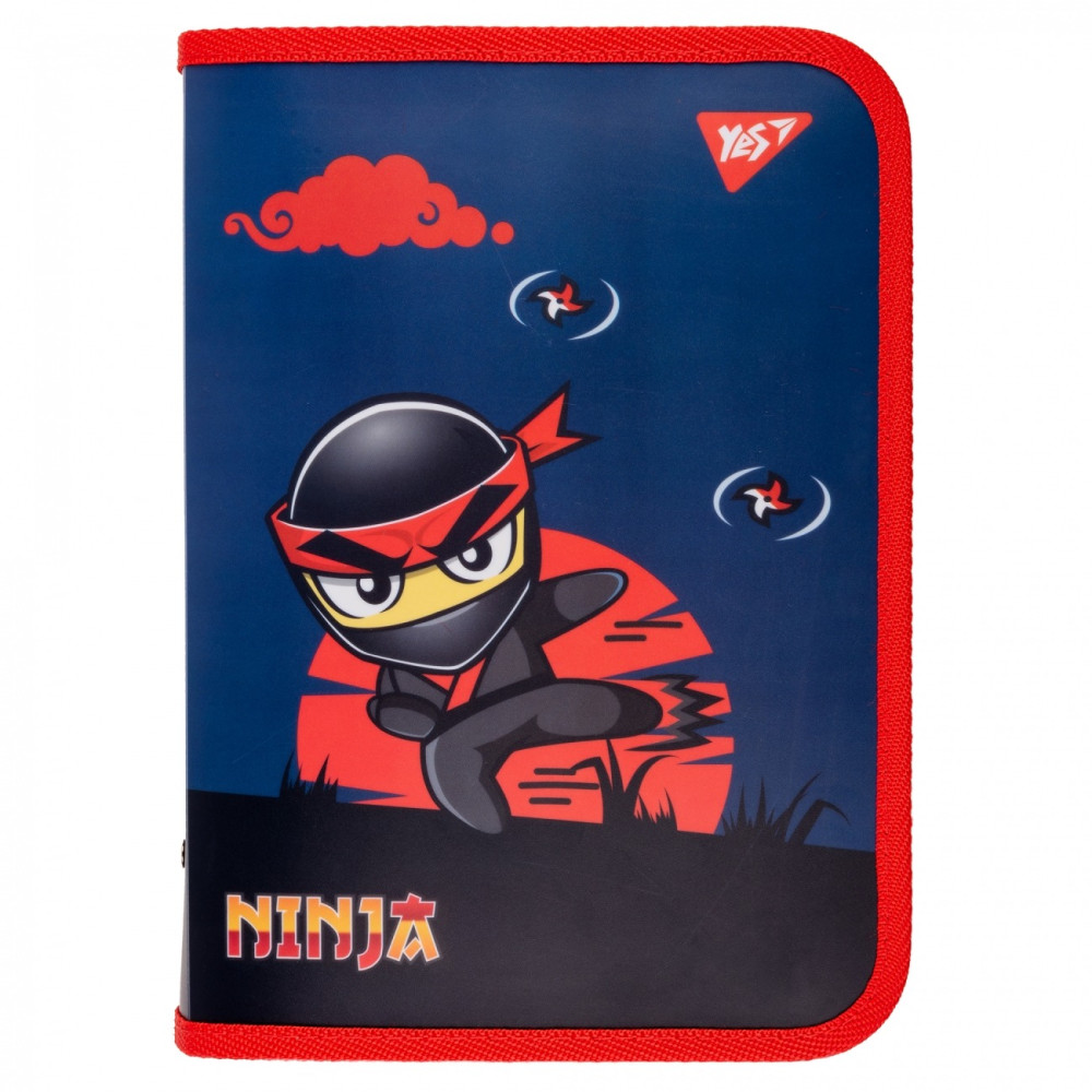 Папка для зошитів YES пласт на блискавці В5 "Ninja"