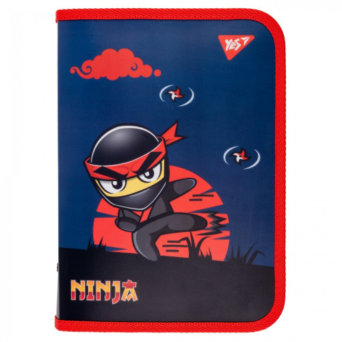 Папка для зошитів YES пласт на блискавці В5 "Ninja"