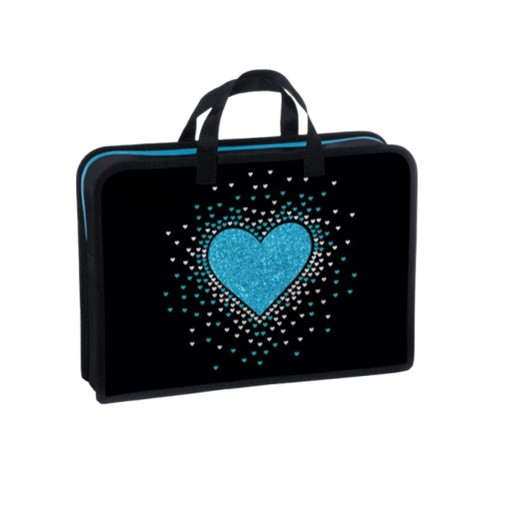 Папка з ручками CLASS Heart 350x255x45 мм 600 мкм