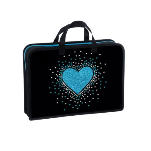 Папка з ручками CLASS Heart 350x255x45 мм 600 мкм