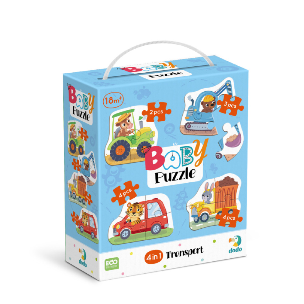 Пазл 4 в 1 «Baby puzzle. Транспорт»