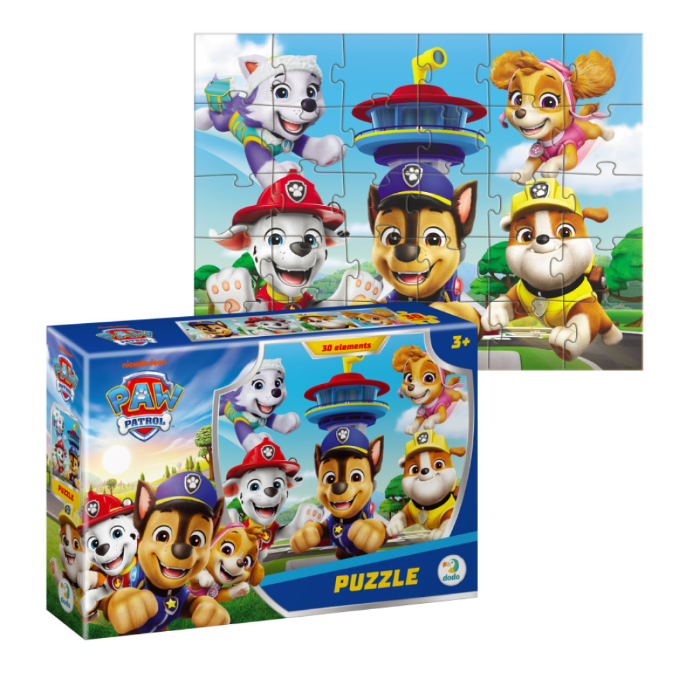 Пазл Dodo Paw Patrol на 30 елементів – улюблені герої Щенячо