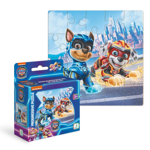 Пазл на 20 елементів «Paw Patrol. Гонщик і Маршал»