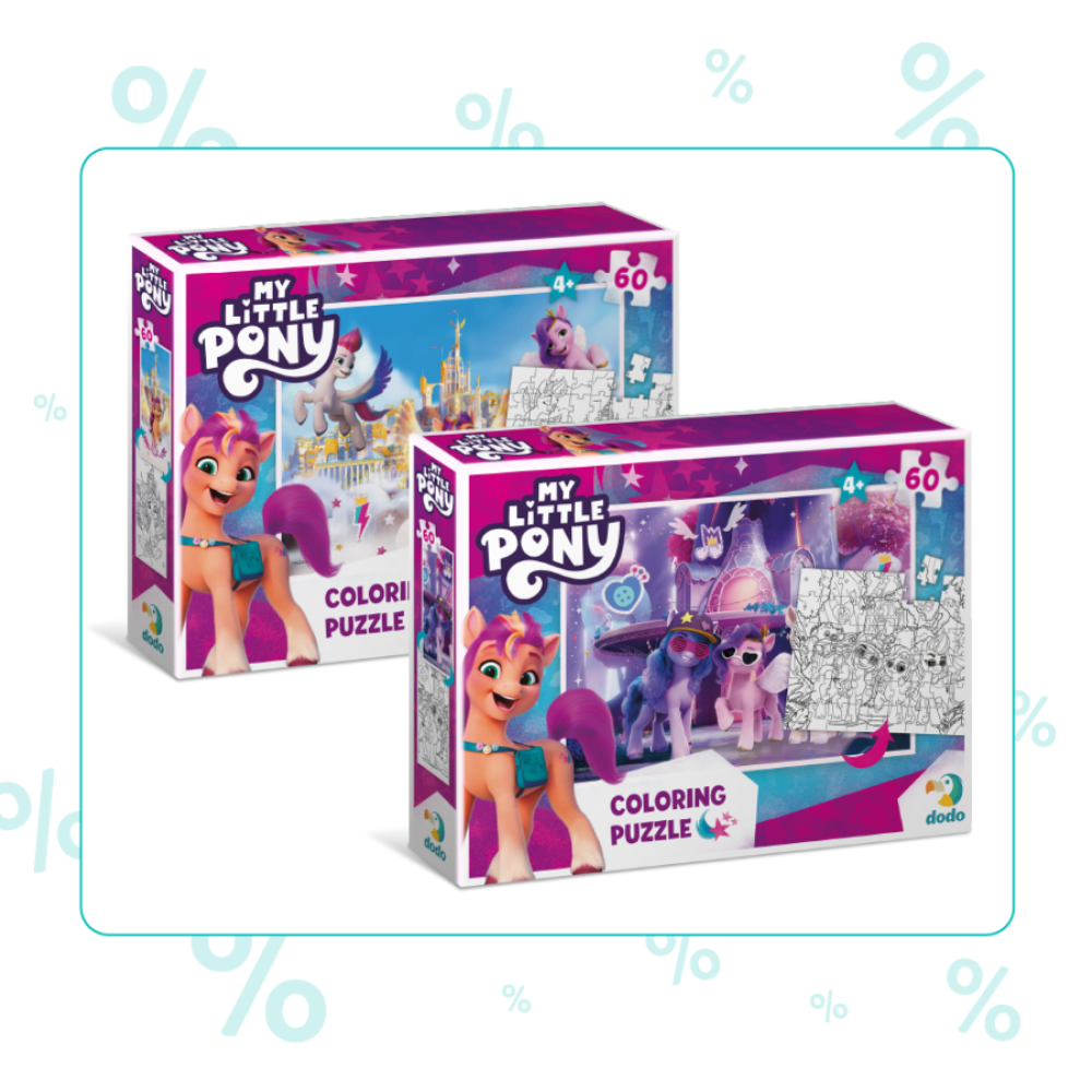 Пазл на 60 елементів 2 в 1 «My Little Pony»