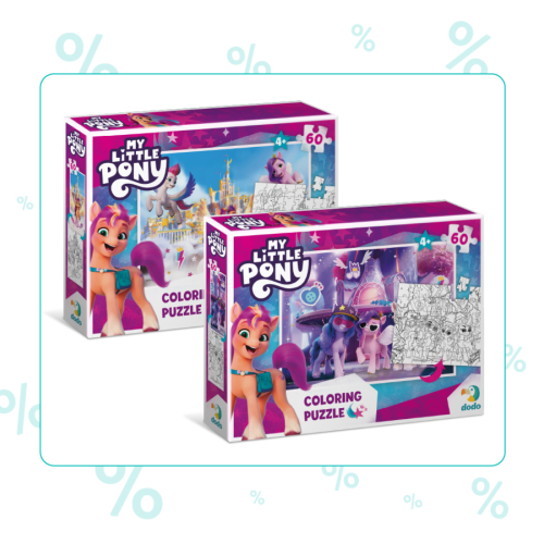 Пазл на 60 елементів 2 в 1 «My Little Pony»