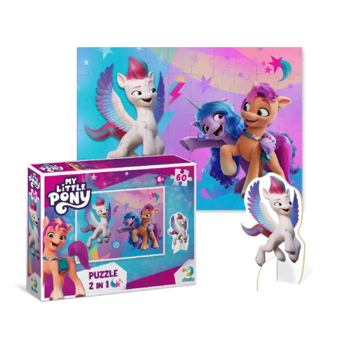 Пазл на 60 елементів з фігуркою «My Little Pony»