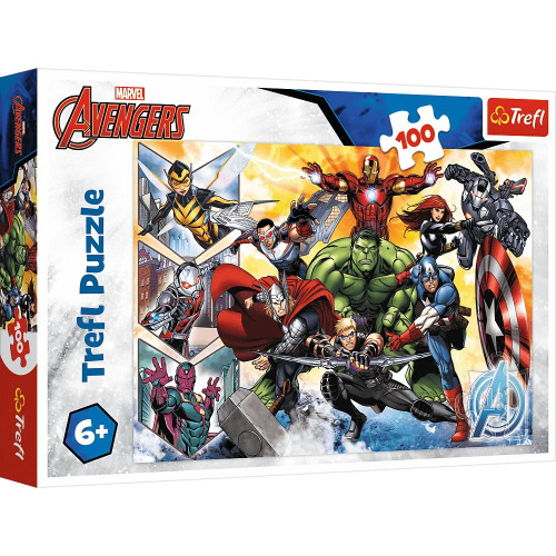 Пазли "100" The Avengers Сила Месників Trefl 16431
