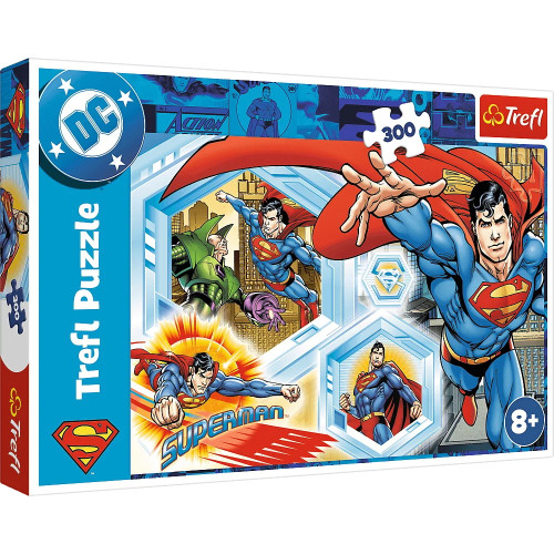 Пазли "300" Warner Superman Непереможний Супермен Trefl 23032