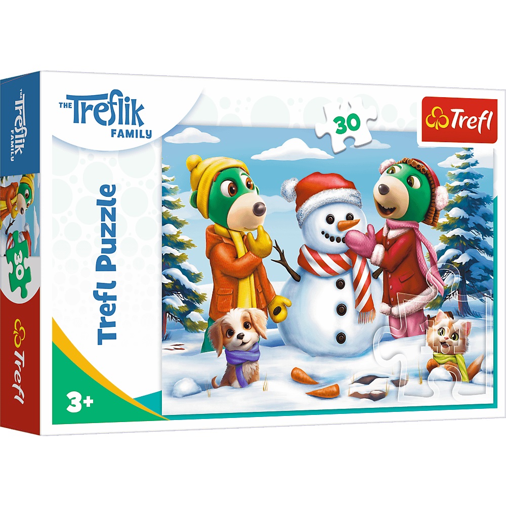 Пазли "Зимові ігри Трефликів" (30 елм) Trefl 18300