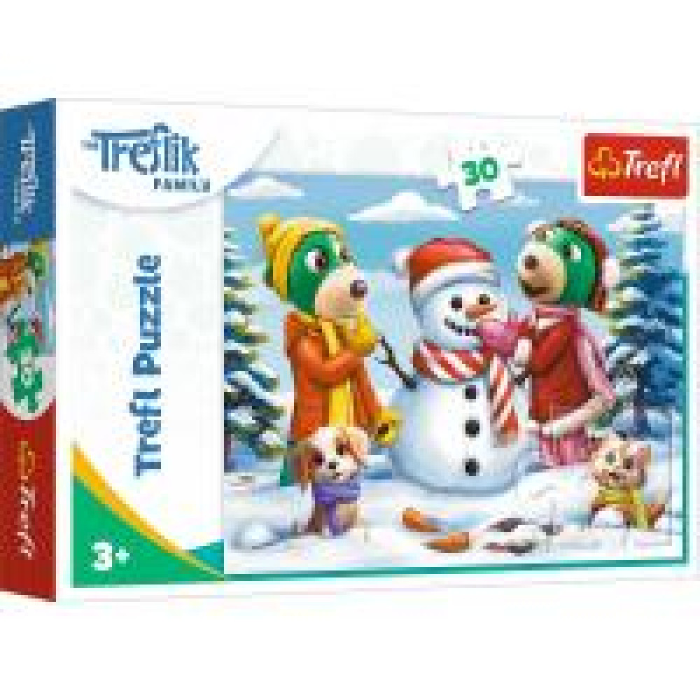 Пазли "Зимові ігри Трефликів" (30 елм) Trefl 18300 - 0