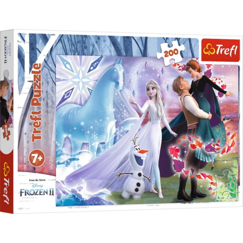 Пазли "200" Frozen Чарівний світ сестер Trefl