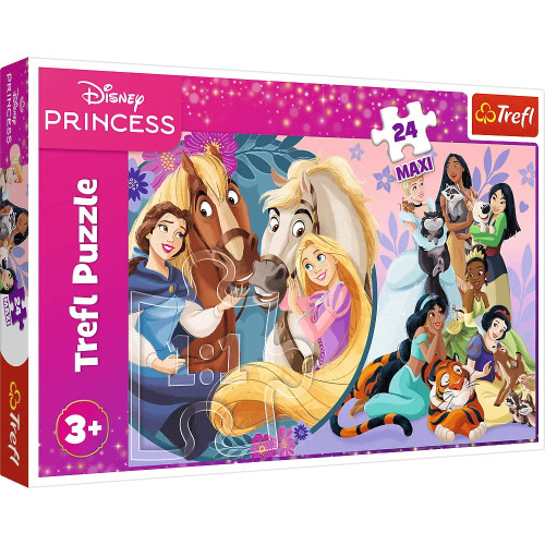 Пазли "24 Maxi" Disney Princess Посмішка дружби Trefl
