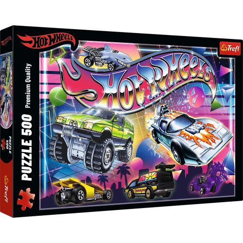 Пазли "500" Hot Wheels атмосфера 80-х Trefl