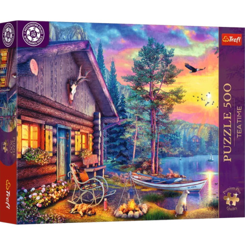 Пазли "500 Premium Plus" Tea Time: Вечірній захід сонця