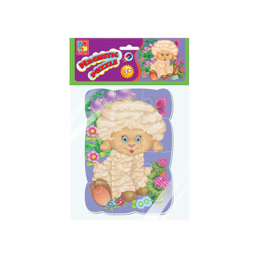 Пазли магнітні А5 Vladi Toys Малюк зможе "Овечка"