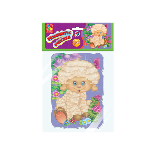 Пазли магнітні А5 Vladi Toys Малюк зможе "Овечка"