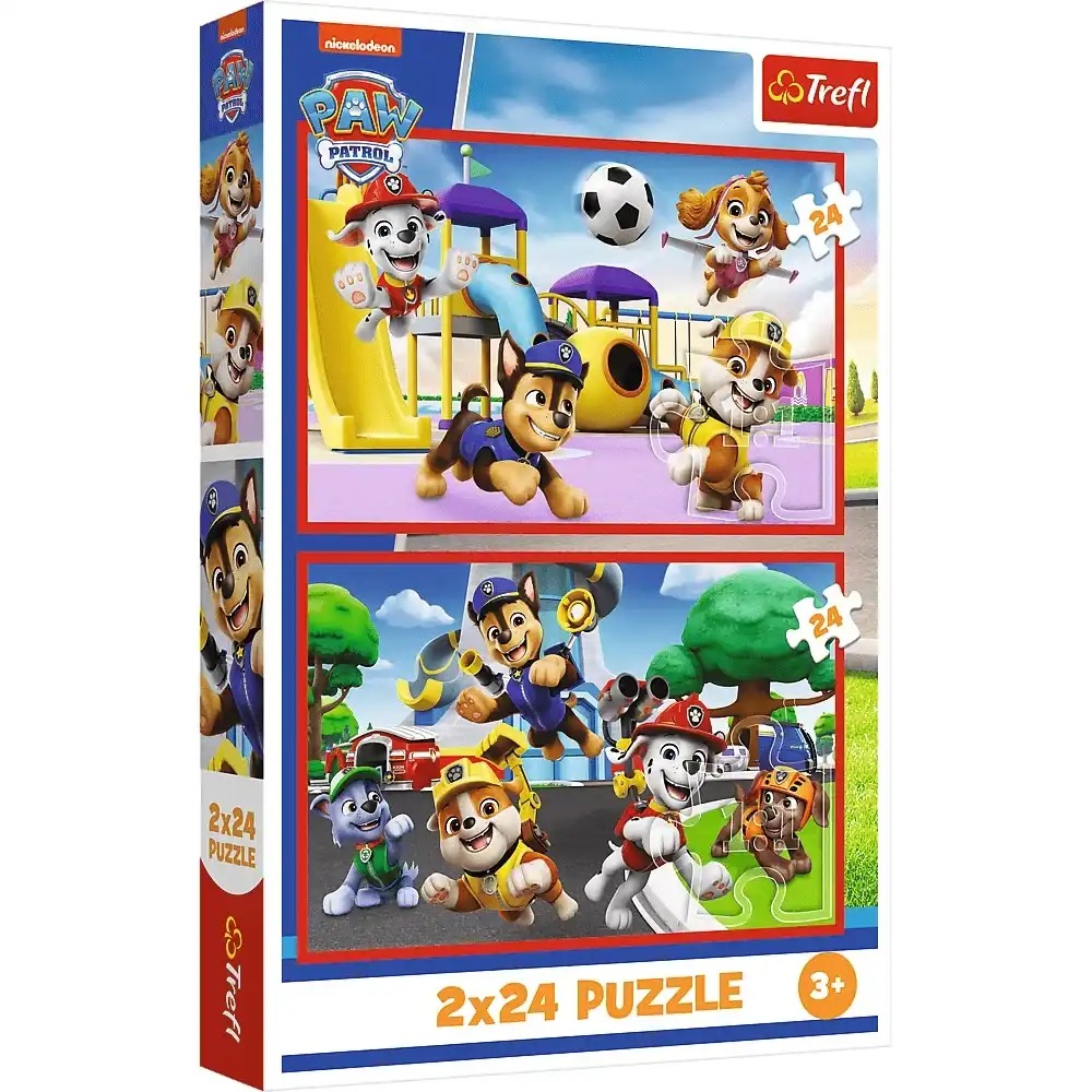 Пазли "2x24" Viacom PAW Patrol Веселий день песиків Trefl