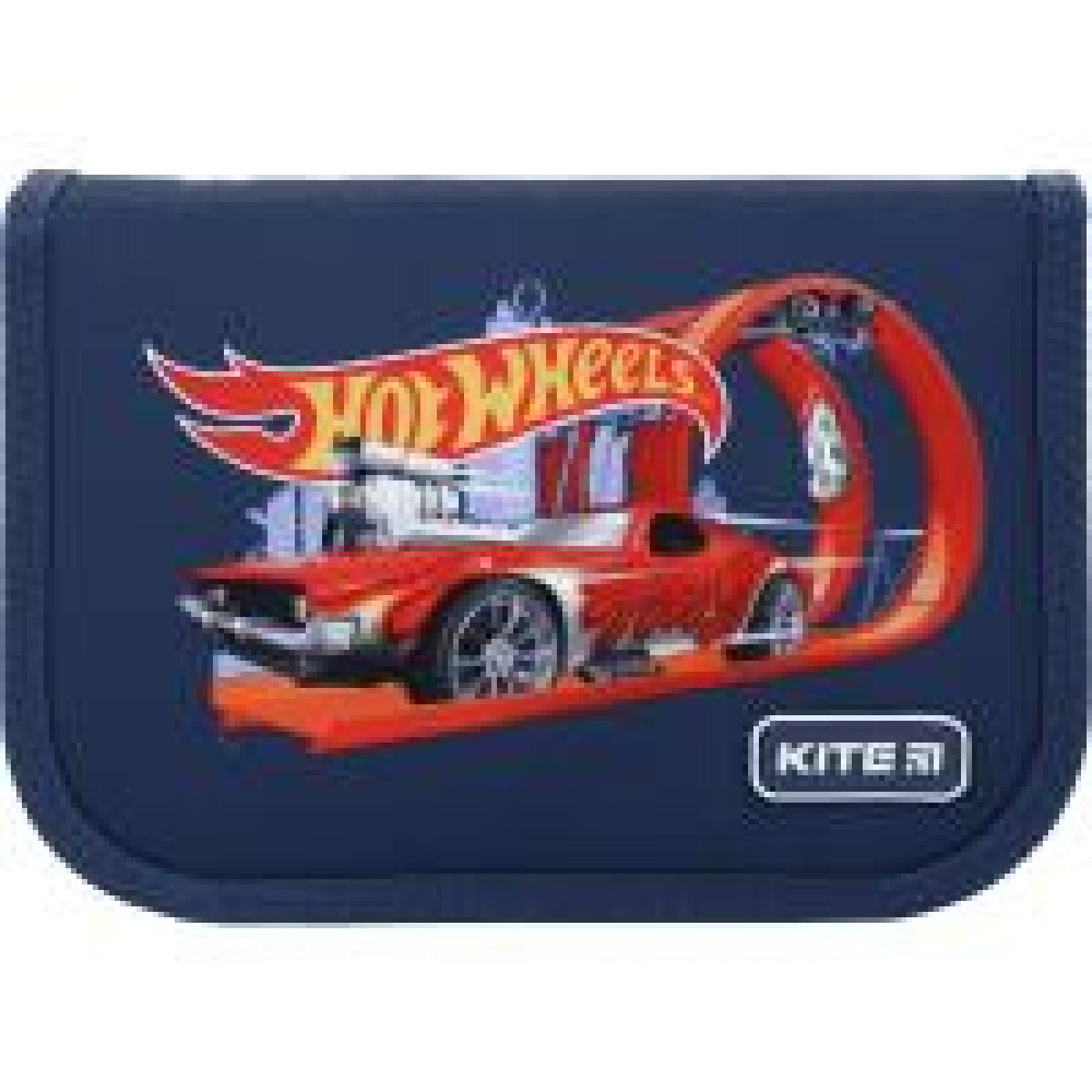Пенал Kite 1 від, 2 відв, з наповненням "Hot Wheels", HW22-622H - 2