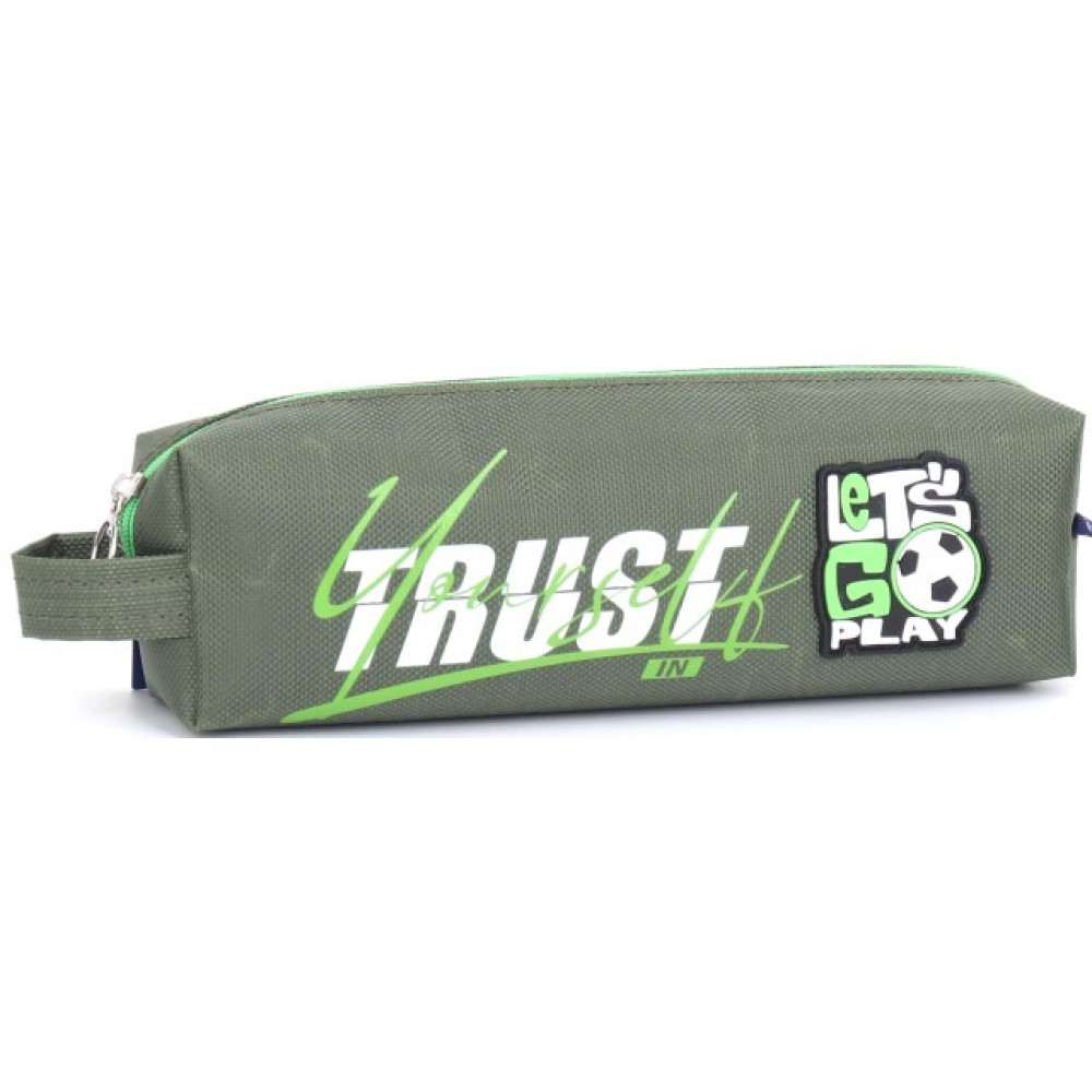 Пенал Green Сірий 21х4.5х6 см KJ3399
