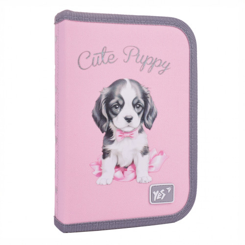 Пенал твердий YES одинарний з двома клапанами HP-04 Doggy Princess