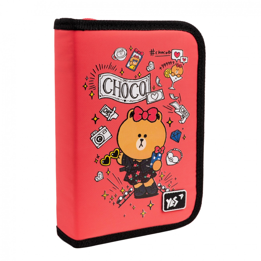 Пенал твердий YES одинарний з клапаном HP-03 Line Friends 533567
