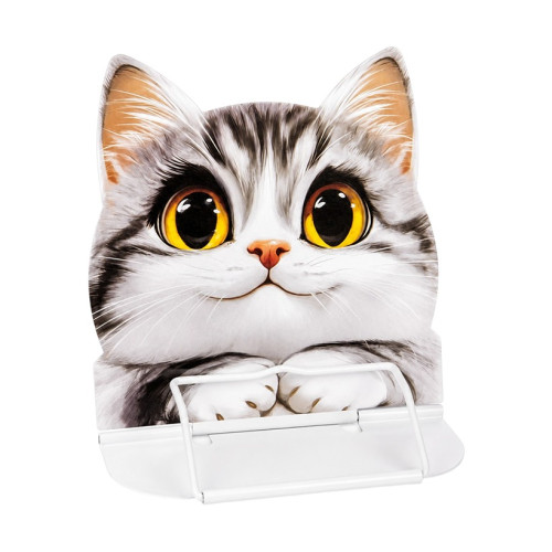 Підставка для книг металева 23x16,5см "Котик" DWL-2505