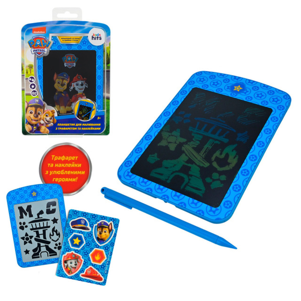 Планшет для малювання Paw Patrol арт. KH74/001L (40шт) LCD е